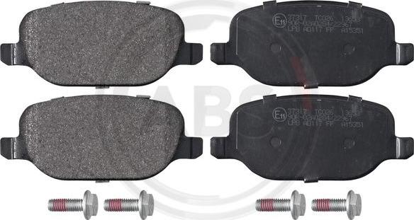A.B.S. 37317 - Brake Pad Set, disc brake car-mod.net