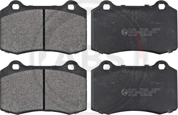 A.B.S. 37388 - Brake Pad Set, disc brake car-mod.net