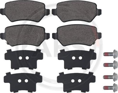 A.B.S. 37296 - Brake Pad Set, disc brake car-mod.net