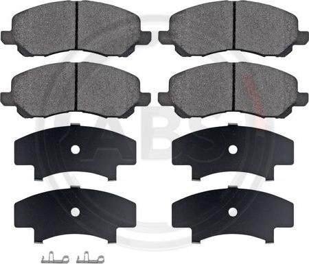 A.B.S. 37202 - Brake Pad Set, disc brake car-mod.net