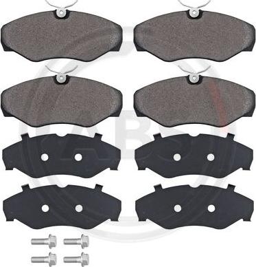 A.B.S. 37287 - Brake Pad Set, disc brake car-mod.net