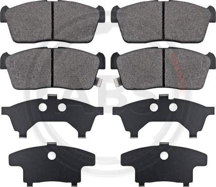 A.B.S. 37222 - Brake Pad Set, disc brake car-mod.net