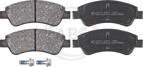 A.B.S. 37272 - Brake Pad Set, disc brake car-mod.net