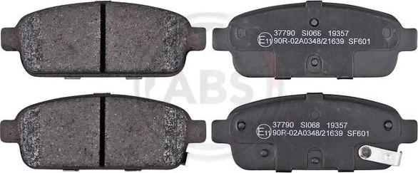 A.B.S. 37790 - Brake Pad Set, disc brake car-mod.net