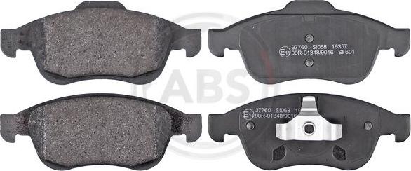 A.B.S. 37760 - Brake Pad Set, disc brake car-mod.net