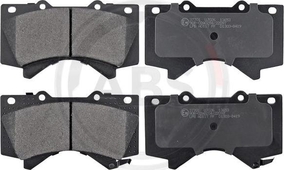 A.B.S. 37701 - Brake Pad Set, disc brake car-mod.net