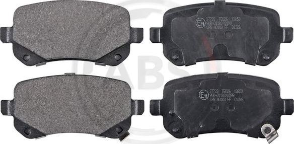 A.B.S. 37733 - Brake Pad Set, disc brake car-mod.net