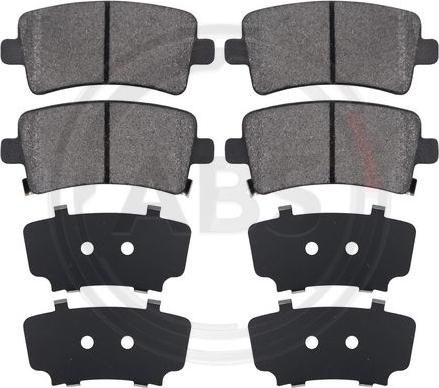 A.B.S. 37729 - Brake Pad Set, disc brake car-mod.net