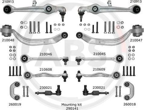 A.B.S. 219902 - Suspension Kit car-mod.net
