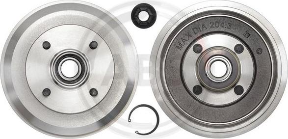 A.B.S. 7178-SC - Brake Drum car-mod.net