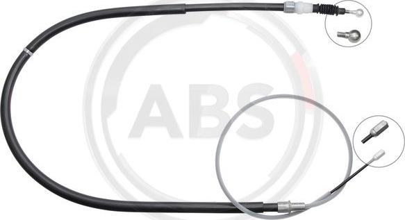 A.B.S. K14034 - Cable, parking brake car-mod.net