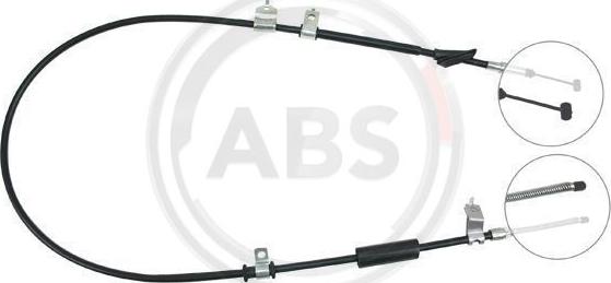 A.B.S. K15687 - Cable, parking brake car-mod.net