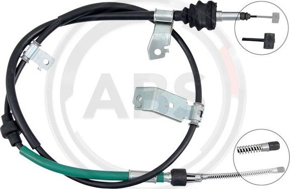 A.B.S. K15004 - Cable, parking brake car-mod.net