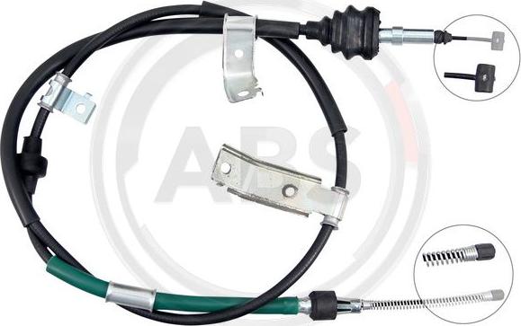 A.B.S. K15005 - Cable, parking brake car-mod.net