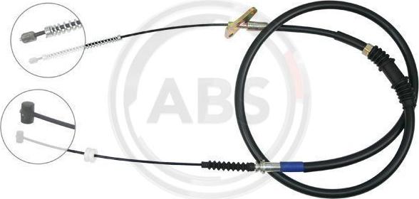 A.B.S. K15387 - Cable, parking brake car-mod.net