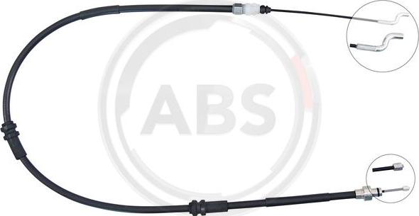 A.B.S. K16006 - Cable, parking brake car-mod.net