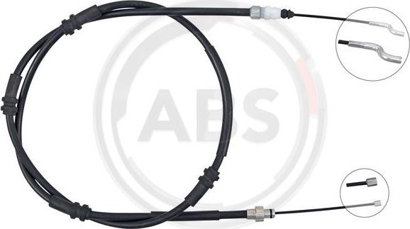 A.B.S. K16016 - Cable, parking brake car-mod.net
