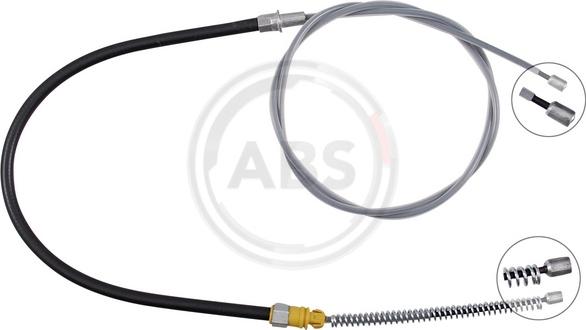 A.B.S. K10102 - Cable, parking brake car-mod.net