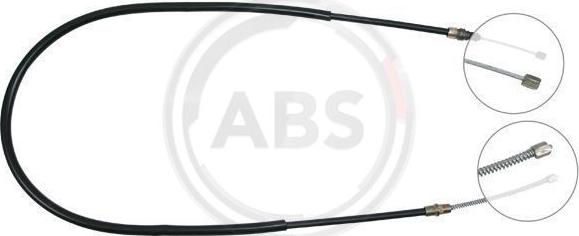 A.B.S. K11016 - Cable, parking brake car-mod.net
