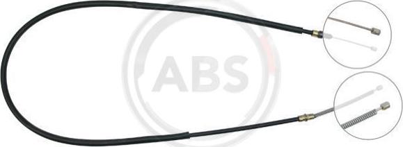 A.B.S. K11026 - Cable, parking brake car-mod.net