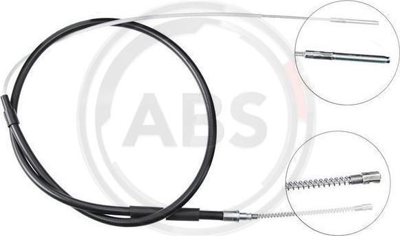 A.B.S. K11386 - Cable, parking brake car-mod.net