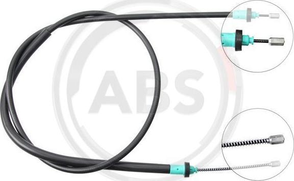 A.B.S. K13006 - Cable, parking brake car-mod.net