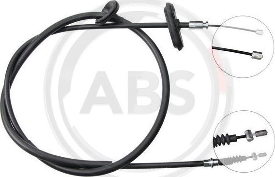 A.B.S. K13376 - Cable, parking brake car-mod.net