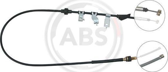 A.B.S. K12498 - Cable, parking brake car-mod.net