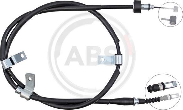 A.B.S. K17387 - Cable, parking brake car-mod.net