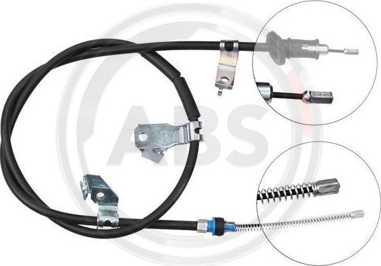 A.B.S. K17287 - Cable, parking brake car-mod.net