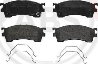 A.B.S. P49023 - Brake Pad Set, disc brake car-mod.net