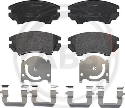 A.B.S. P59055 - Brake Pad Set, disc brake car-mod.net