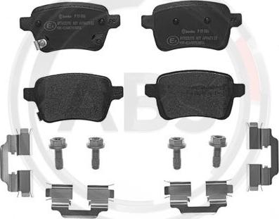 A.B.S. P59086 - Brake Pad Set, disc brake car-mod.net