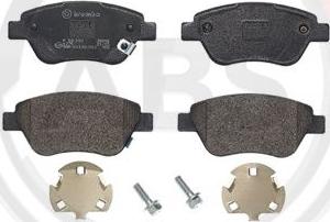 A.B.S. P59081 - Brake Pad Set, disc brake car-mod.net