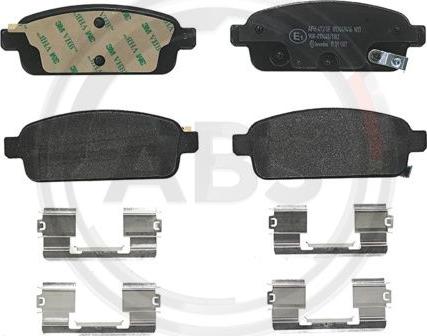 A.B.S. P59087 - Brake Pad Set, disc brake car-mod.net