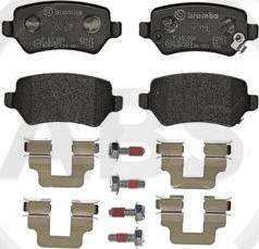 A.B.S. P59038 - Brake Pad Set, disc brake car-mod.net