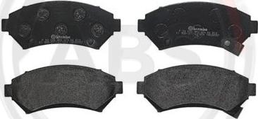 A.B.S. P59028 - Brake Pad Set, disc brake car-mod.net