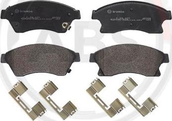 A.B.S. P59076 - Brake Pad Set, disc brake car-mod.net