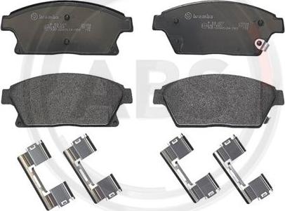 A.B.S. P59077 - Brake Pad Set, disc brake car-mod.net