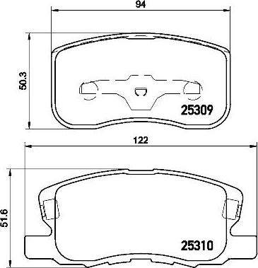A.B.S. P54046 - Brake Pad Set, disc brake car-mod.net