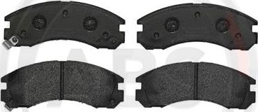 A.B.S. P54017 - Brake Pad Set, disc brake car-mod.net