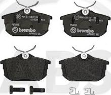 A.B.S. P54023 - Brake Pad Set, disc brake car-mod.net