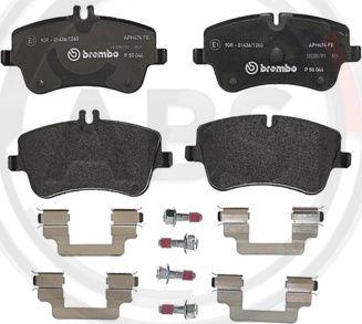 A.B.S. P50046 - Brake Pad Set, disc brake car-mod.net
