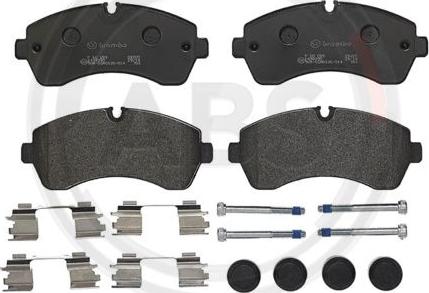 A.B.S. P50059 - Brake Pad Set, disc brake car-mod.net