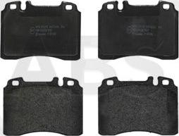 A.B.S. P50010 - Brake Pad Set, disc brake car-mod.net