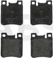 A.B.S. P50017 - Brake Pad Set, disc brake car-mod.net