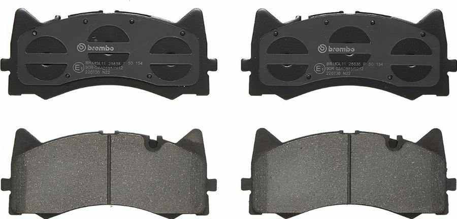A.B.S. P 50 154 - Brake Pad Set, disc brake car-mod.net