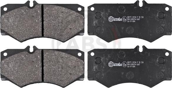 A.B.S. P50134 - Brake Pad Set, disc brake car-mod.net