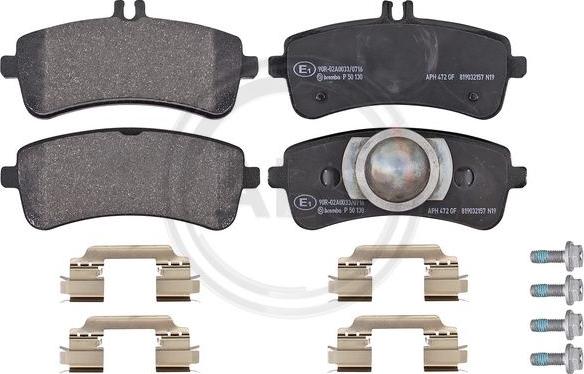A.B.S. P50130 - Brake Pad Set, disc brake car-mod.net