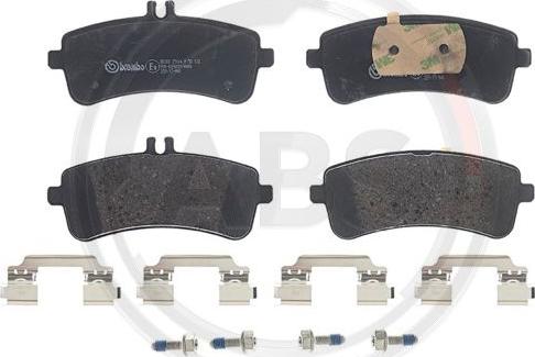 A.B.S. P50132 - Brake Pad Set, disc brake car-mod.net
